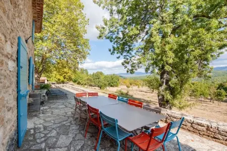 Luberon, Villa à Saignon avec Piscine et Vue - Photo 14