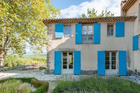 Luberon, Villa à Saignon avec Piscine et Vue - Photo 16