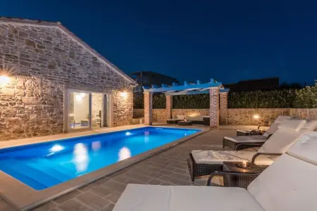 Villa Sukosan, Villa avec piscine privée à Sukošan - Photo 15