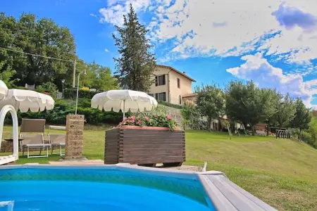 Colle, Appartement à Piticchio avec Vue et Piscine - Photo 3