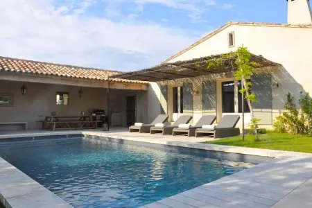 La Charm, Mas à Eygalières avec piscine chauffée - Photo 5