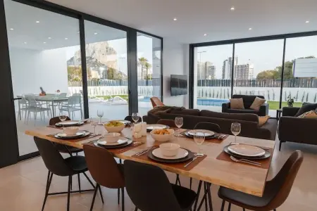 Villa Clem, Maison à Calpe avec vue sur la terrasse - Photo 4
