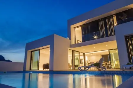 Villa Clem, Maison à Calpe avec vue sur la terrasse - Photo 11