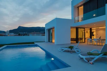 Villa Clem, Maison à Calpe avec vue sur la terrasse - Photo 18
