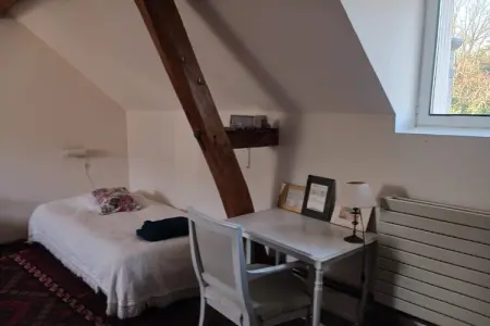 Gîte Saint Amand, Manoir à Machemont avec jardin privé, barbecue et cheminée - Photo 14
