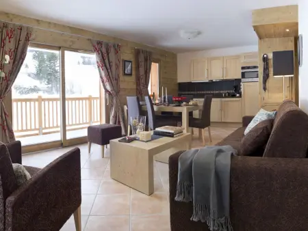 CGH Rés & Spa Chalets du Flambeau 4*, Appartement 4 personnes à Val Cenis - Photo 6