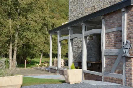Au Bord de la Rivière, Villa de groupe avec sauna - Photo 10