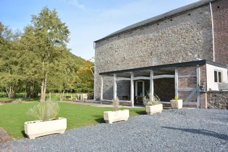 Au Bord de la Rivière, Villa de groupe avec sauna - Photo 18