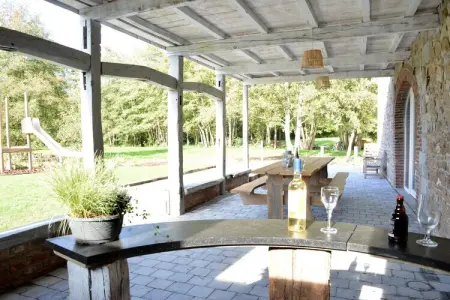 Au Bord de la Rivière, Villa de groupe avec sauna - Photo 20