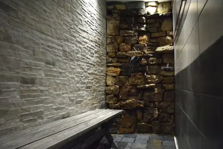 Au Bord de la Rivière, Villa de groupe avec sauna - Photo 32