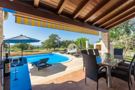 Villa Laura An, Villa à Deklici avec Piscine et Vue sur Mer - Photo 20