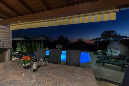 Villa Laura An, Villa à Deklici avec Piscine et Vue sur Mer - Photo 42