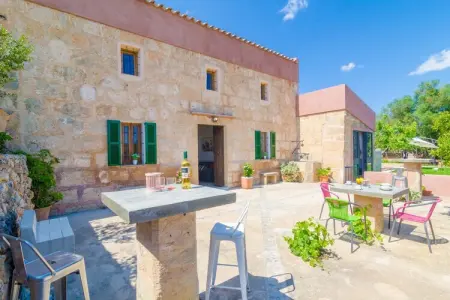 Can Potdir, Villa à Ariany avec Piscine et Vue - Photo 1
