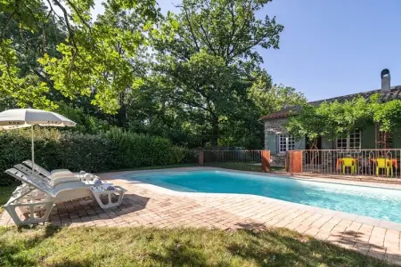 Le Garric, Maison en Pierre St Denis avec Piscine & Vue - Photo 8