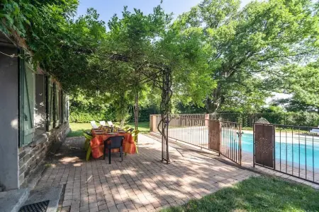 Le Garric, Maison en Pierre St Denis avec Piscine & Vue - Photo 23