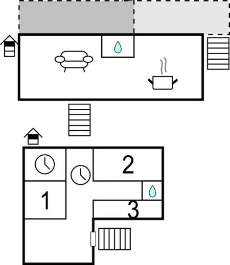 La Duna e il Blu, Maison 6 personnes à Torre dei Corsari - Photo 21
