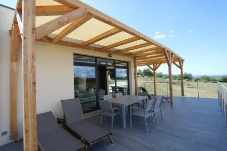 Villa moderne, Villa spacieuse avec piscine à Vagnas - Photo 4