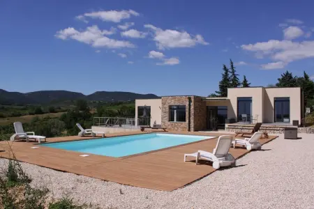 Villa moderne, Villa spacieuse avec piscine à Vagnas - Photo 6