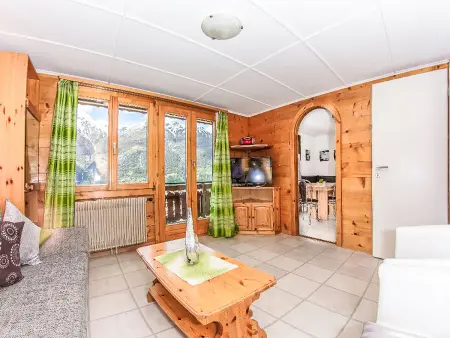 Bergfink Obergeschoss, Chalet 6 personnes à Grächen - Photo 12