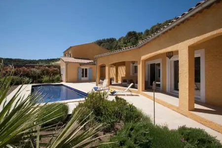 Au Cœur du Soleil, Villa Roquebrun avec piscine - Photo 2