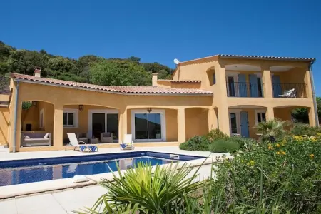 Au Cœur du Soleil, Villa Roquebrun avec piscine - Photo 3