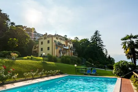 Verdelago Quattordici, Maison au bord du Lac Majeur avec piscine - Photo 15