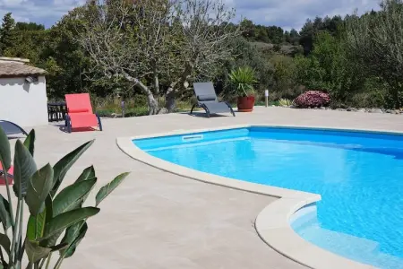 Villa Lézignan, Villa tranquille avec piscine - Photo 9