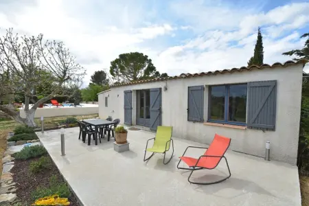Villa Lézignan, Villa tranquille avec piscine - Photo 11