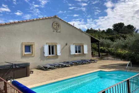 Villa le Syrah, Villa confortable avec piscine - Photo 4