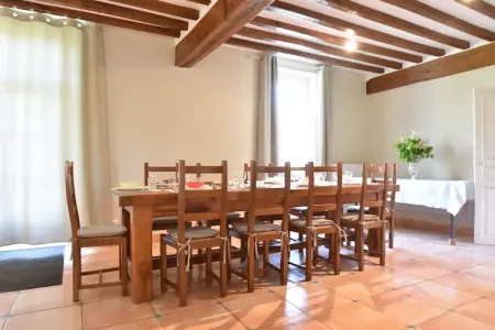 LE Moullin Mouille, Luxueuse demeure à Verneuil avec jardin clôturé - Photo 12