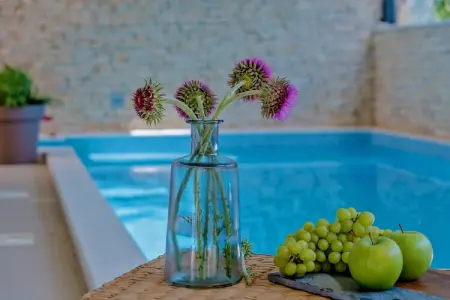 Villa Le Lu, Villa à Žrnovnica avec piscine chauffée - Photo 49