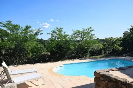 Villa Joyeuse 27, Villa à flanc de colline avec piscine, Joyeuse - Photo 6