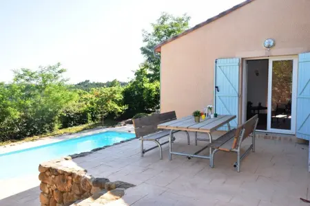 Villa Joyeuse 27, Villa à flanc de colline avec piscine, Joyeuse - Photo 21