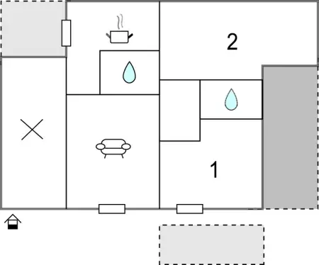 Casa val di Rigo, Maison 6 personnes à Magione - Photo 35