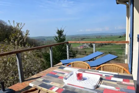 Apt  Piscine 4 pers - Levien, Manoir à Cuzy avec Piscine - Photo 20
