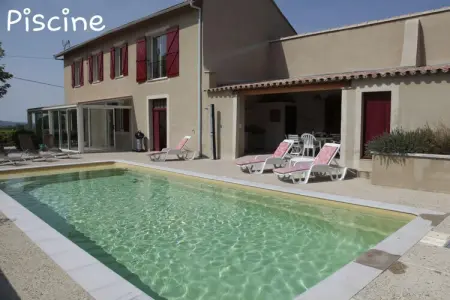 L'O Verte, Maison à Rasteau avec piscine privée - Photo 10