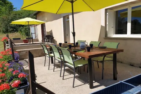 Gite Bourgogne rust & natuur, Maison à Grury avec piscine et jardin - Photo 9