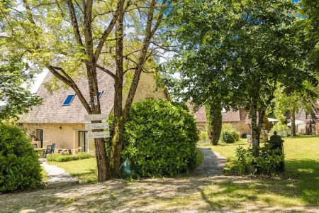 Le Tournant, Maison de Vacances en Dordogne avec Piscine - Photo 14