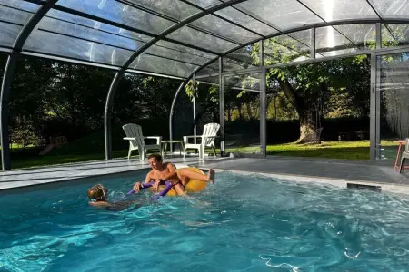 La Halte d'Ardennes, Ferme avec piscine intérieure - Photo 37