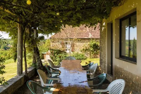 Maisonneuve, Magnifique maison de vacances avec piscine,Thenon - Photo 24