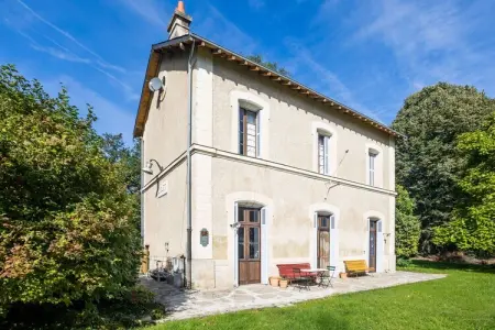 Station Liglet, Maison Gare à Liglet avec Piscine Privée - Photo 4