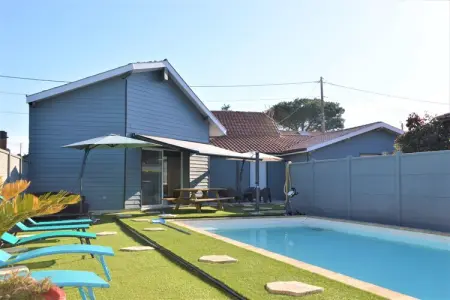 Maison à 10 min du Pilat, Escapade au bord de la piscine près d'Arcachon - Photo 7