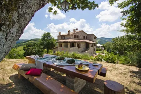 La Rocca, Villa étonnante à Apecchio avec piscine - Photo 31
