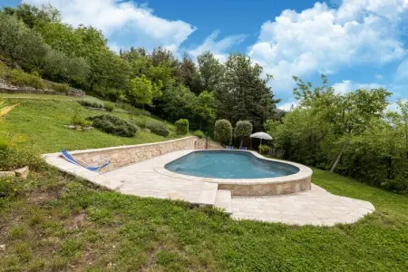 Il Conio Viola, Appartement dans une maison de campagne avec piscine - Photo 9