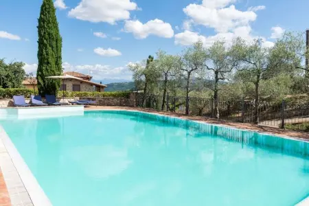 Bilo 1, Maison à Collazzone avec Piscine & Sauna - Photo 6