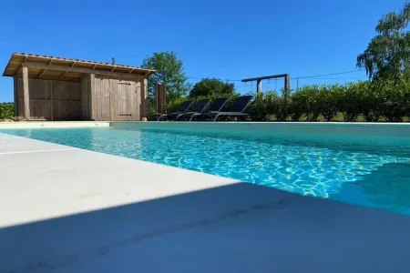 Le Tilleuil, Charmante maison de vacances avec piscine privée - Photo 8