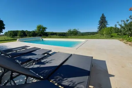 Le Tilleuil, Charmante maison de vacances avec piscine privée - Photo 10
