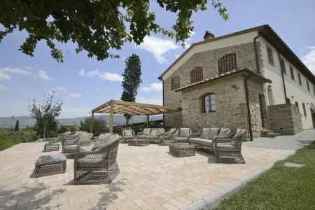Pergola, Maison de vacances atypique avec piscine à Florence, Toscane - Photo 4