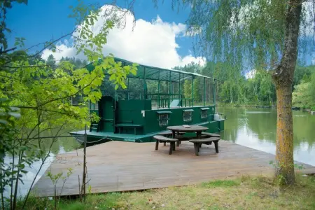 Le Bateau du Lac Privé, Chalet idyllique au bord du lac - Photo 6