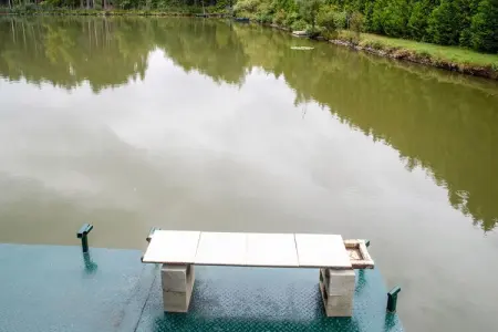 Le Bateau du Lac Privé, Chalet idyllique au bord du lac - Photo 21